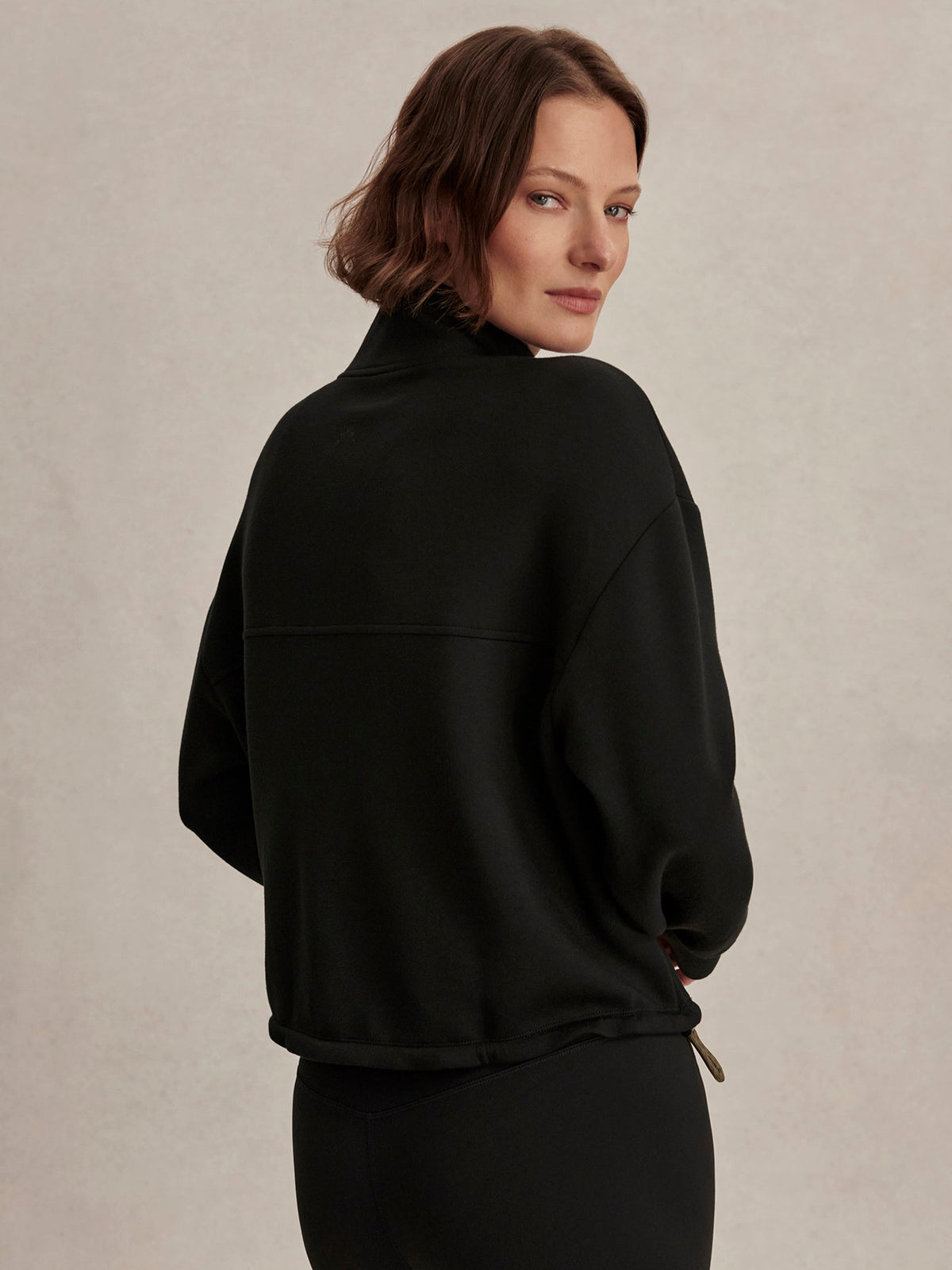 Sian Cropped Half-Zip Active Sweatshirt | Varley Trusted
