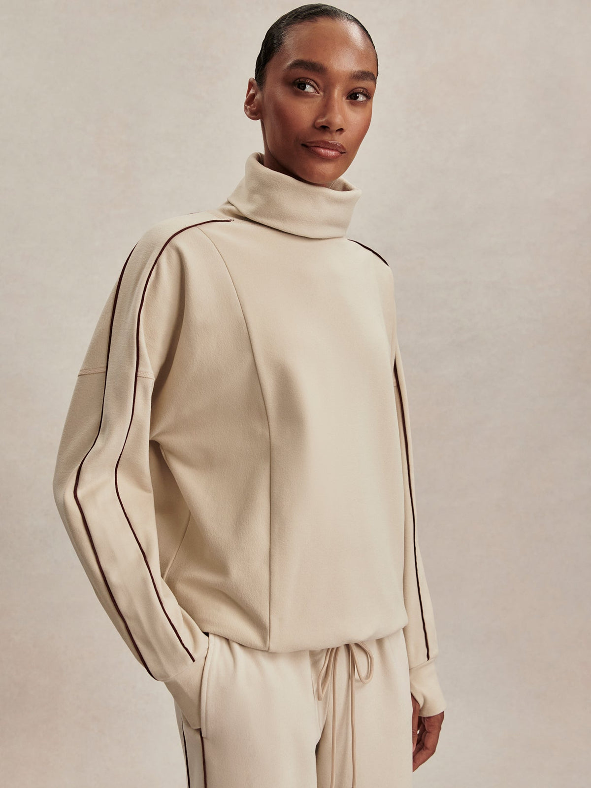 Ariana High Neck Active Sweatshirt | Varley Latest