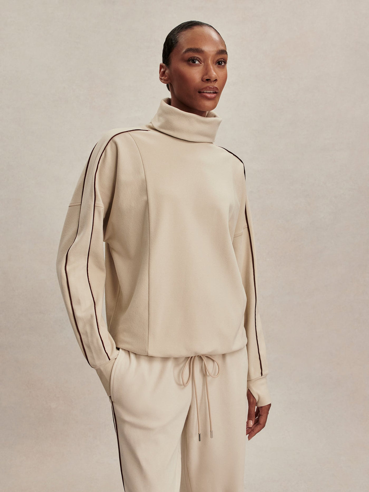 Ariana High Neck Active Sweatshirt | Varley Latest