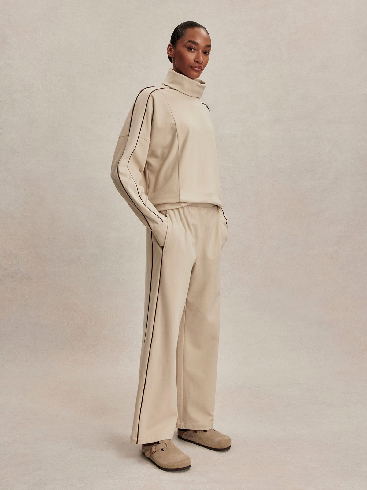 Brushed Rib Wide Leg Pant 30 | Varley Quality
