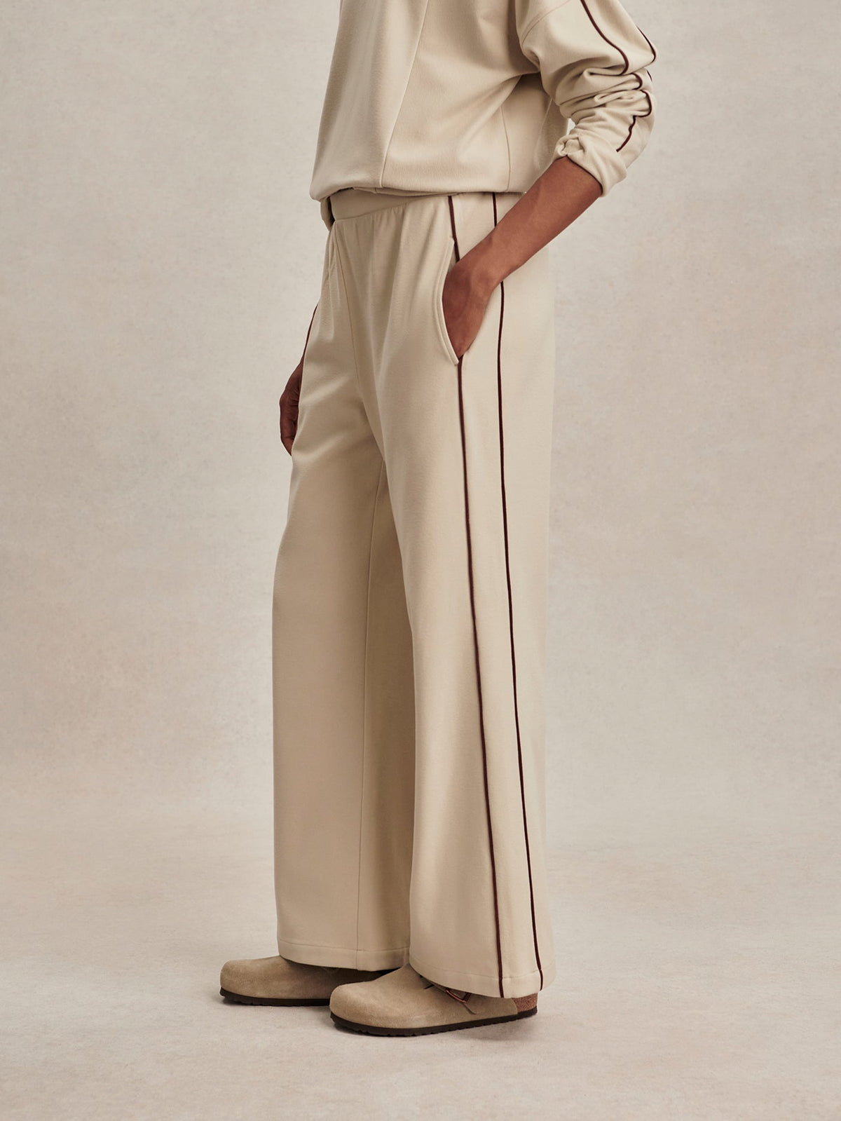 Brushed Rib Wide Leg Pant 30 | Varley Quality