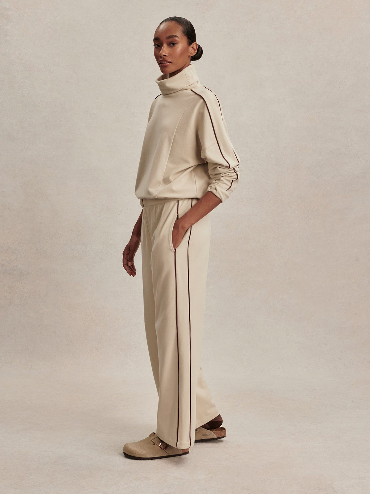 Brushed Rib Wide Leg Pant 30 | Varley Quality