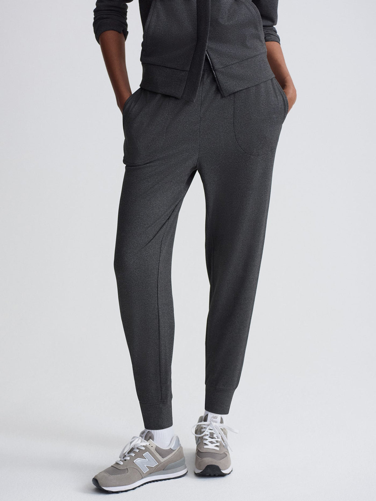 Brushed Rib Slim Cuff Pant 27.5 | Varley Premium