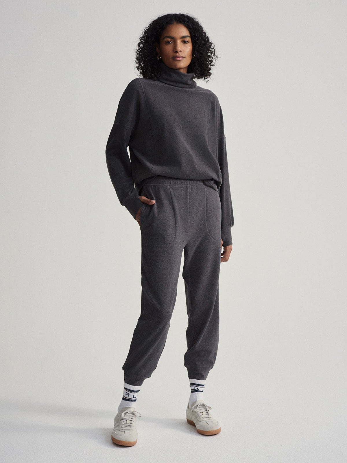 Brushed Rib Slim Cuff Pant 25 | Varley Featured