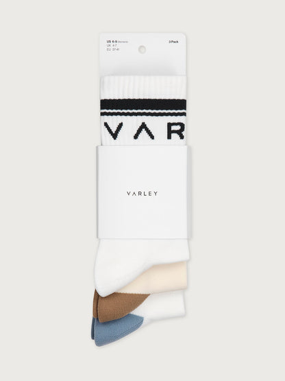 Astley Active Sock 3 Pack | Varley Quality
