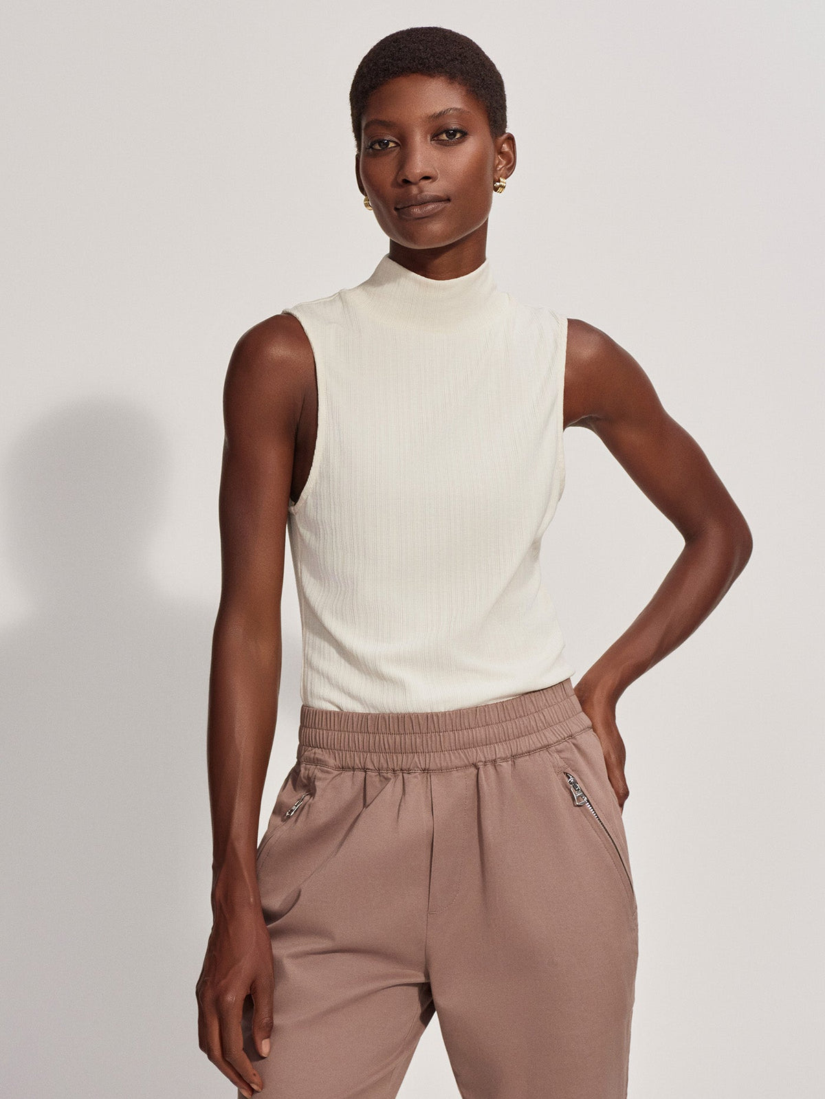 Caley Fitted Rib Tank | Varley Trusted