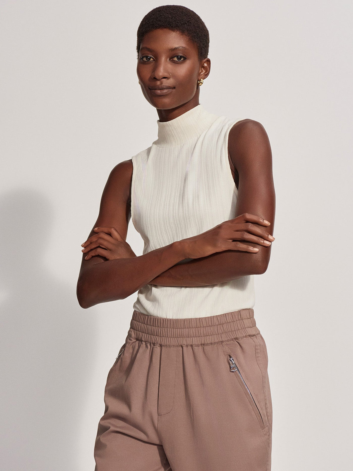 Caley Fitted Rib Tank | Varley Trusted