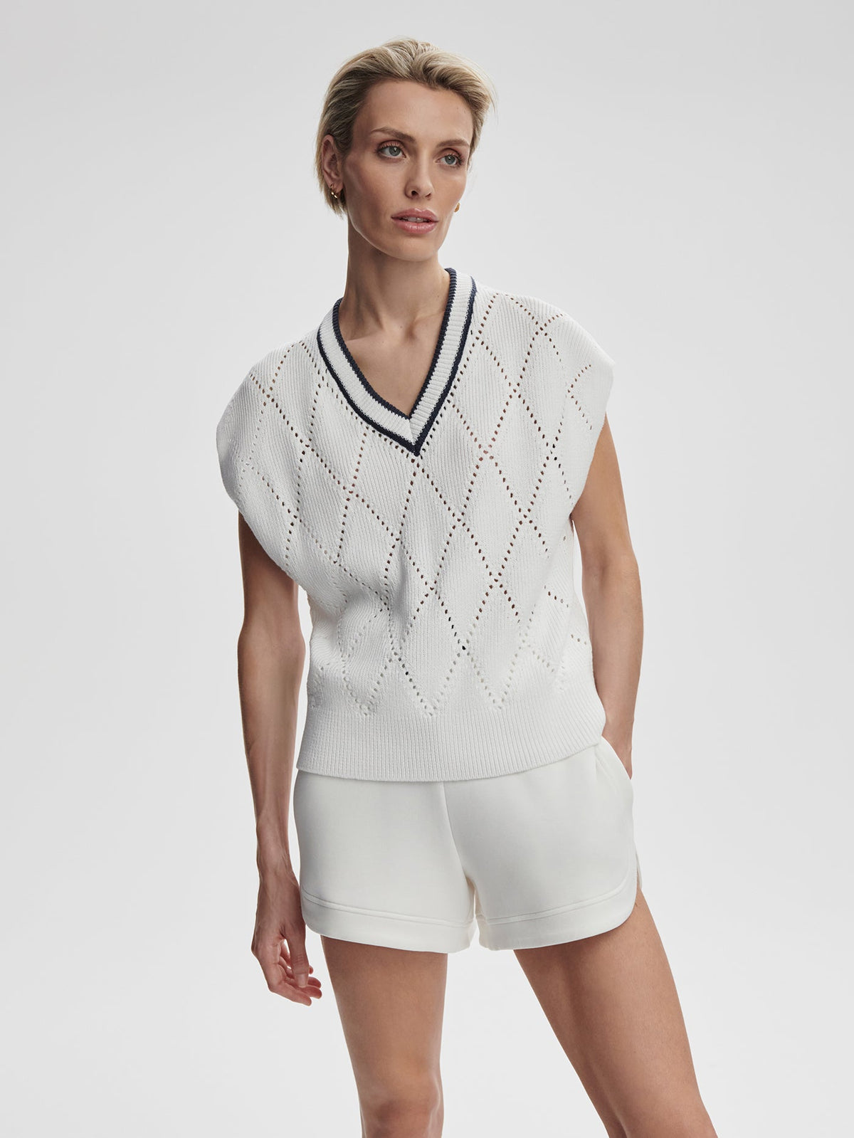 Beaton Diamond Knit | Varley Latest