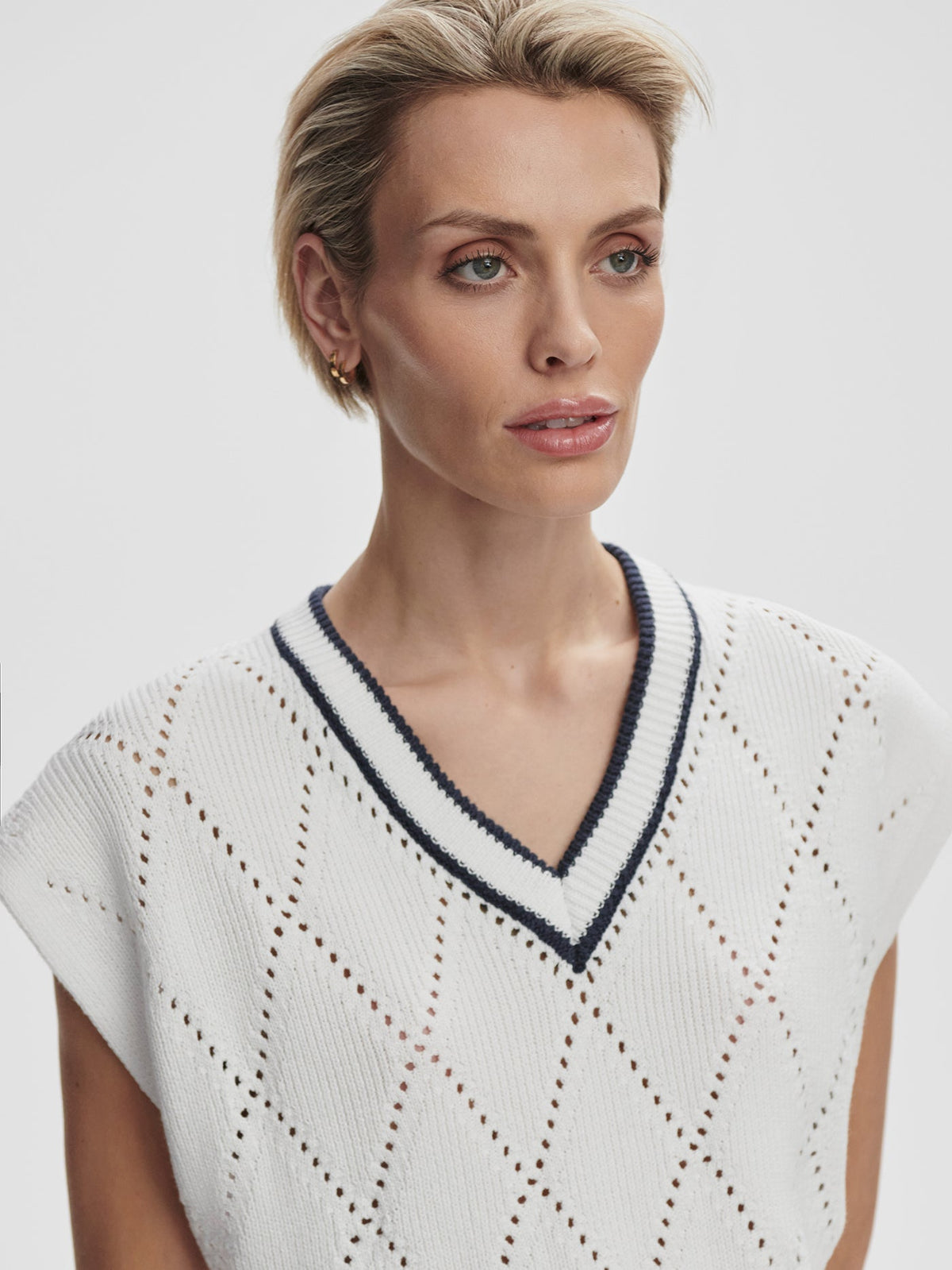 Beaton Diamond Knit | Varley Latest