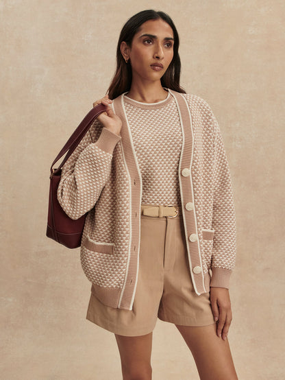 Tarran Stitch Knit Cardigan | Varley Smart Buy