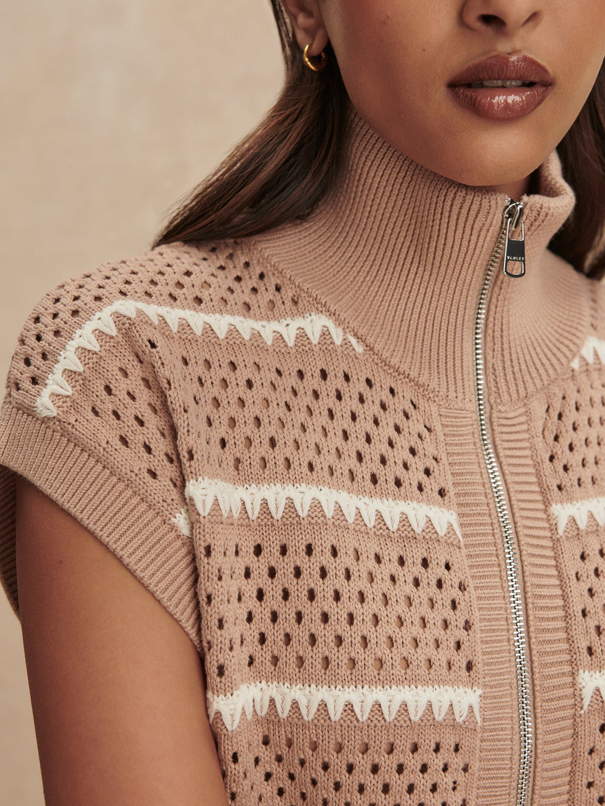 Haney Zip Through Knit | Varley Featured