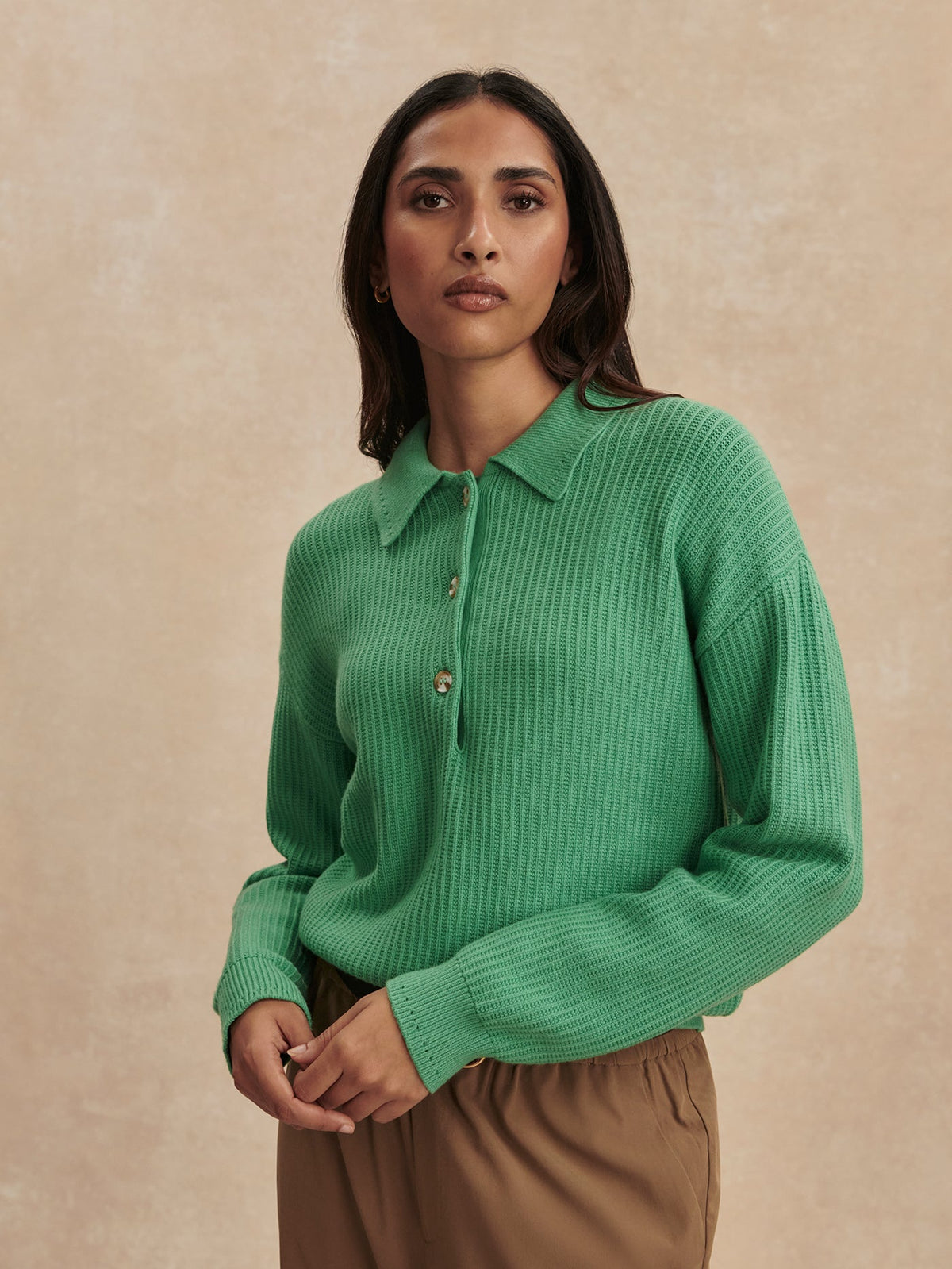Marlie Polo Knit Sweater | Varley Quality