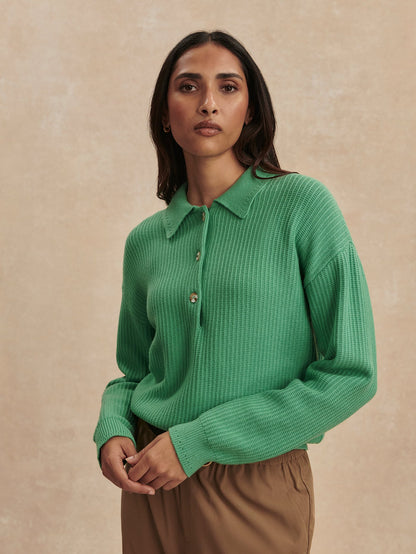 Marlie Polo Knit Sweater | Varley Quality
