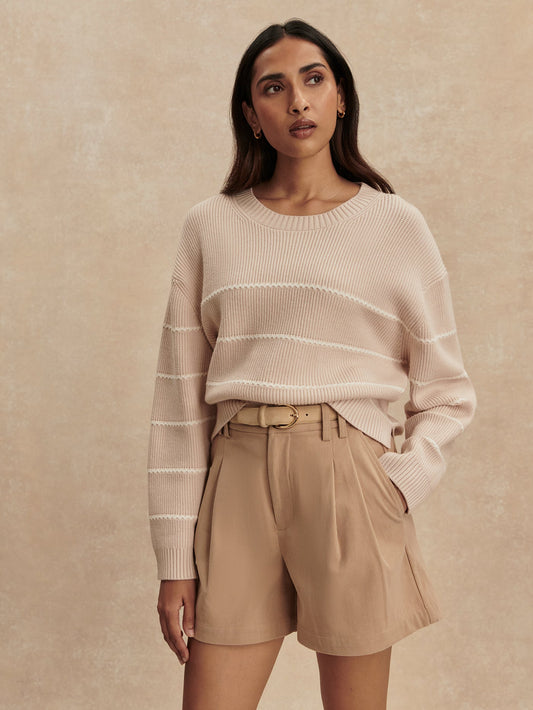Meryl Stripe Knit Sweater | Varley Premium