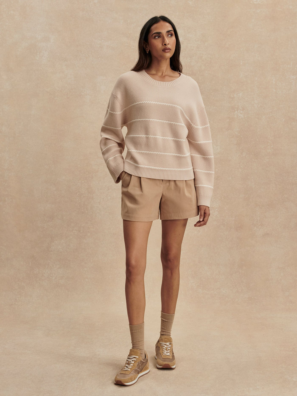 Meryl Stripe Knit Sweater | Varley Premium