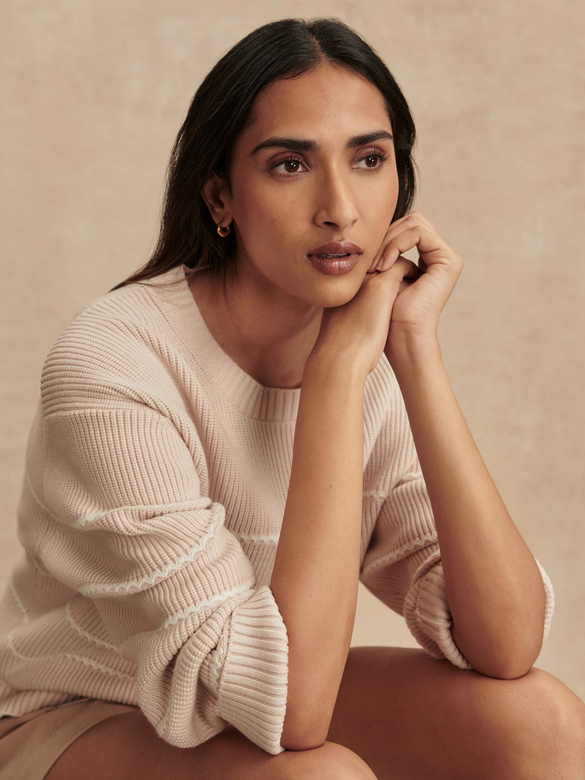 Meryl Stripe Knit Sweater | Varley Premium