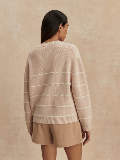 Meryl Stripe Knit Sweater | Varley Premium