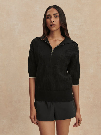 Arney Half Zip Knit Polo | Varley Latest
