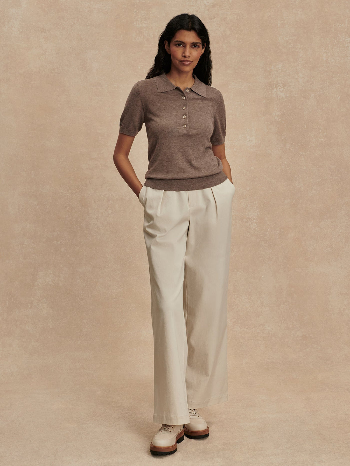 Toni Fine Knit Polo | Varley Featured