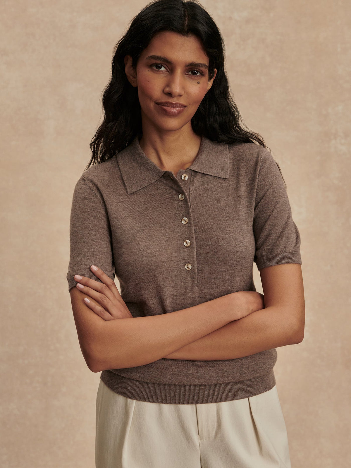 Toni Fine Knit Polo | Varley Featured