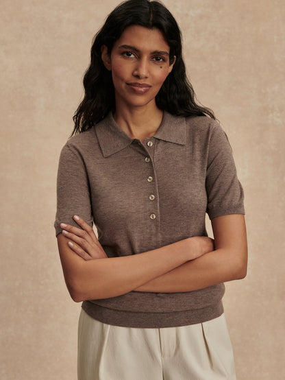 Toni Fine Knit Polo | Varley Featured