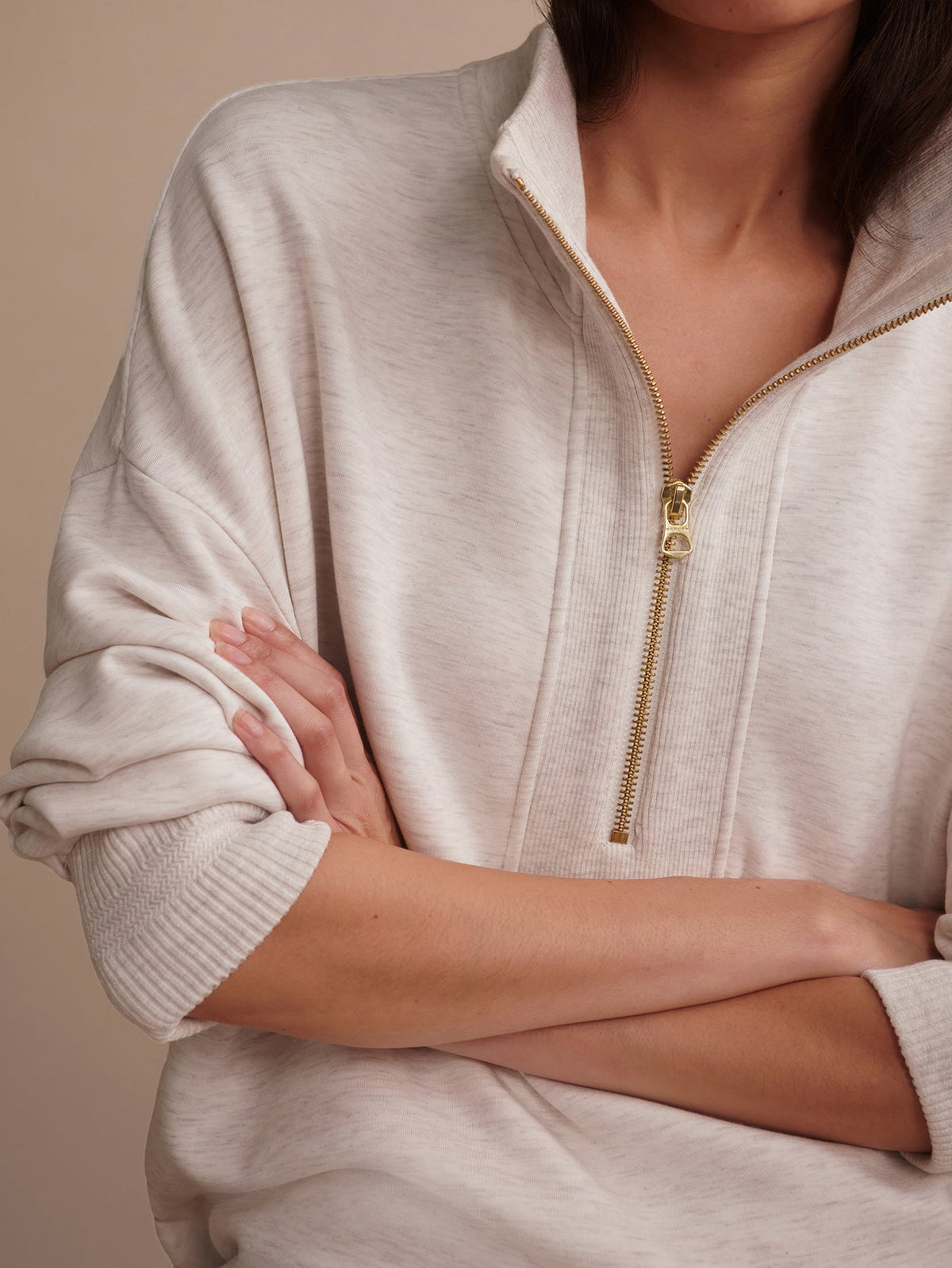 Molly Half Zip Longline Sweat | Varley Customer Favorite