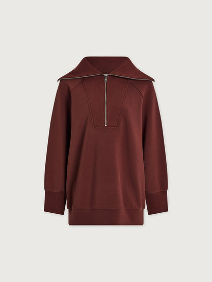 Xina Half Zip Longline Sweat | Varley Featured