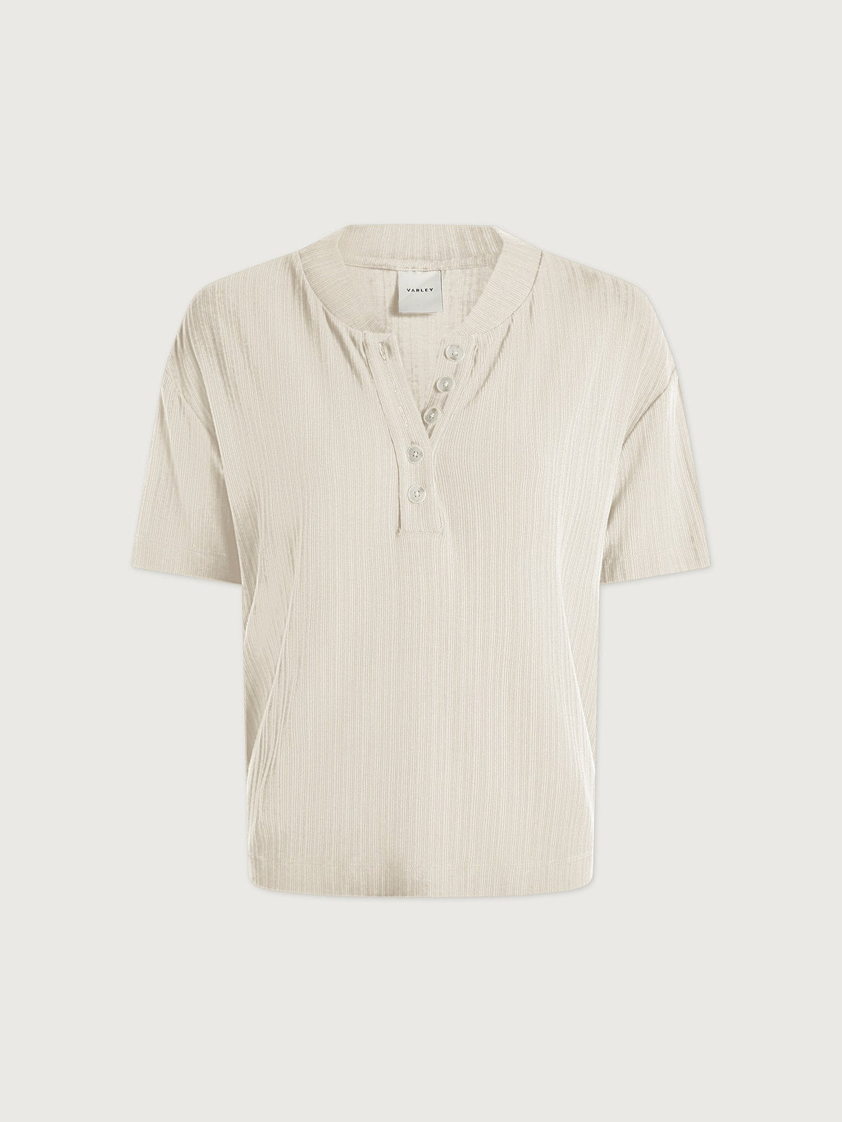 Kasey Mock Placket Rib Tee 2.0 | Varley New