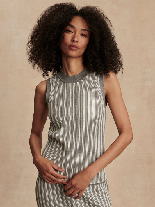 Farida Rib Tank | Varley Latest