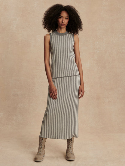 Farida Rib Tank | Varley Latest