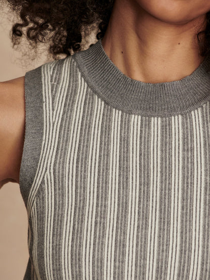 Farida Rib Tank | Varley Latest