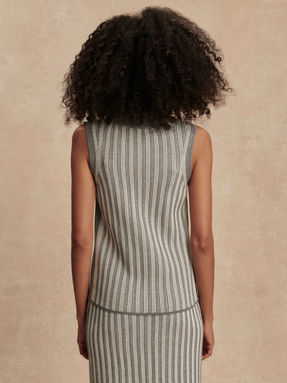 Farida Rib Tank | Varley Latest