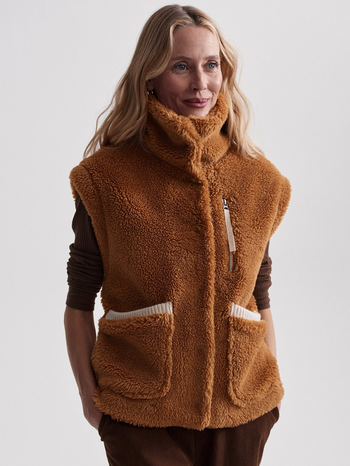 Balter Relaxed Sherpa Gilet | Varley Top Pick