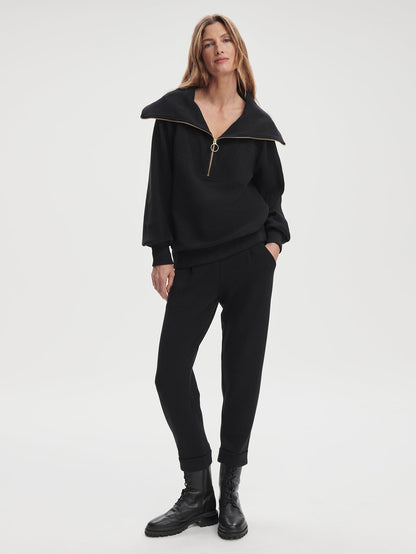 Vine Pullover | Ottoman Rib Half-Zip Pullover | Varley New