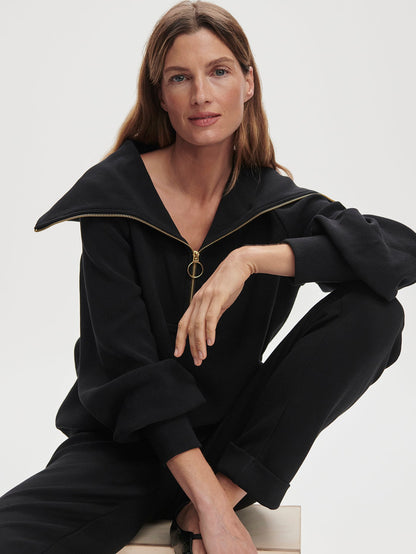 Vine Pullover | Ottoman Rib Half-Zip Pullover | Varley New