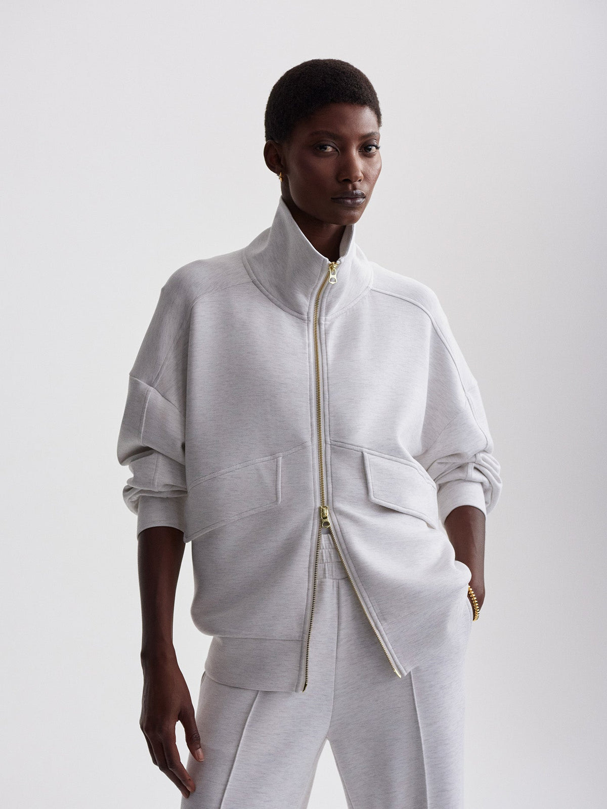 Garcia Zip Through Sweat | Varley Featured