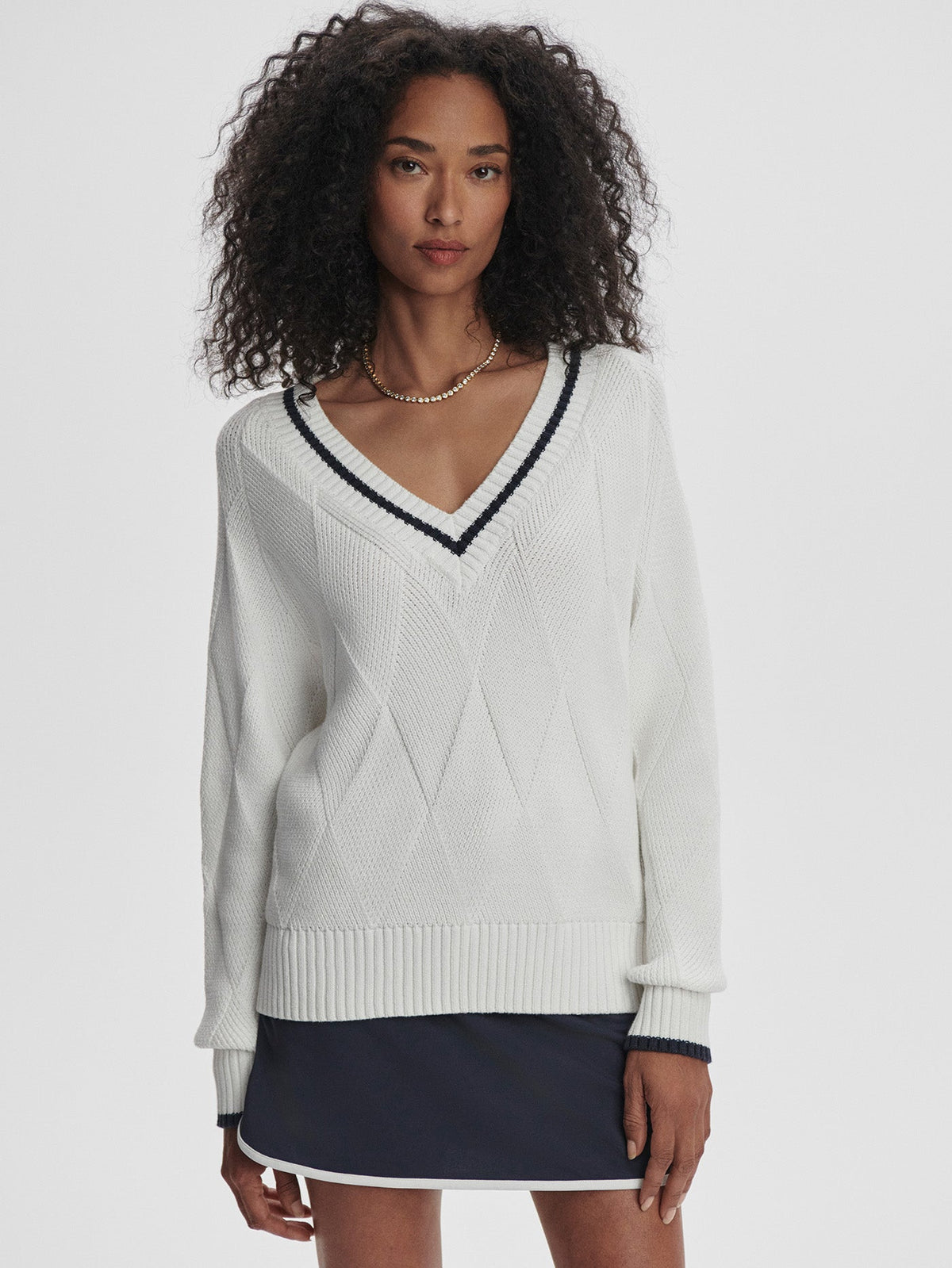 Ray Diamond V-Neck Knit | Varley Top Pick