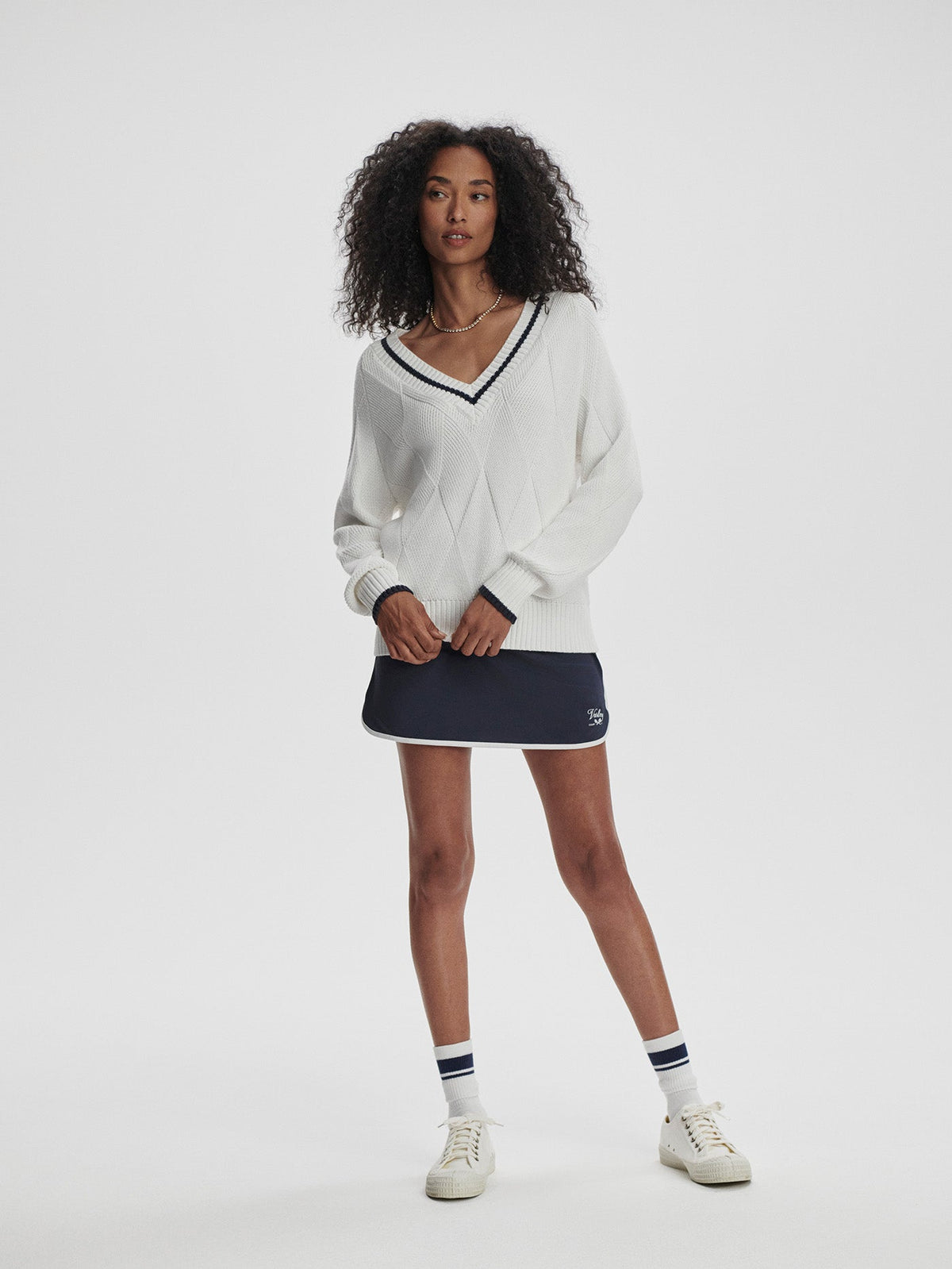 Ray Diamond V-Neck Knit | Varley Top Pick