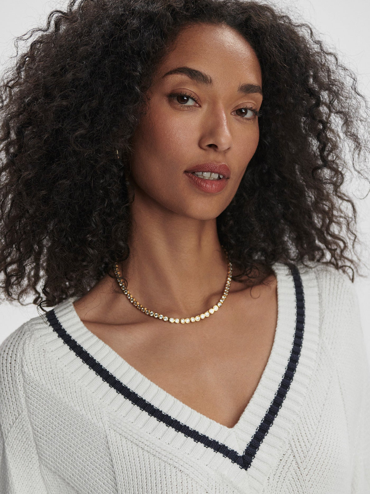 Ray Diamond V-Neck Knit | Varley Top Pick