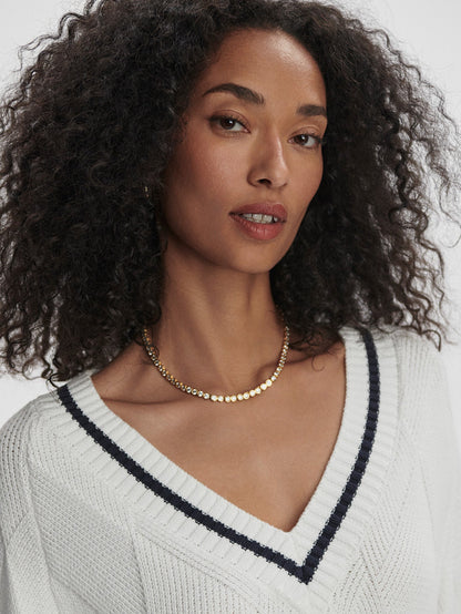 Ray Diamond V-Neck Knit | Varley Top Pick