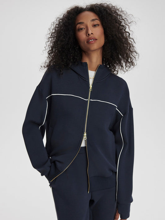 Gia Zip Through Hooded Sweat | Varley Premium