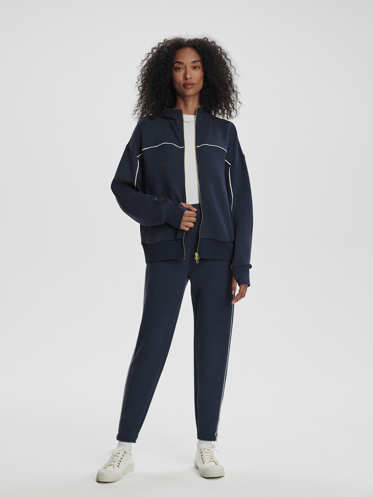 Gia Zip Through Hooded Sweat | Varley Premium