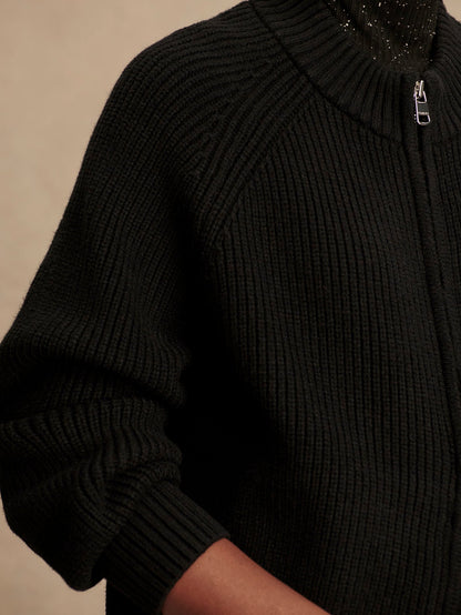 Milo Zip Through Knit Jacket | Varley New