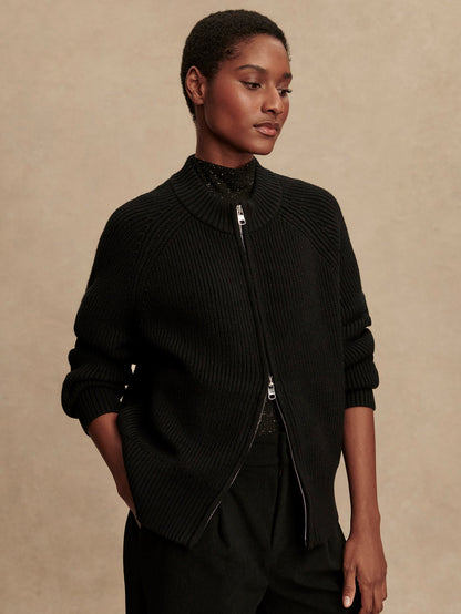 Milo Zip Through Knit Jacket | Varley New