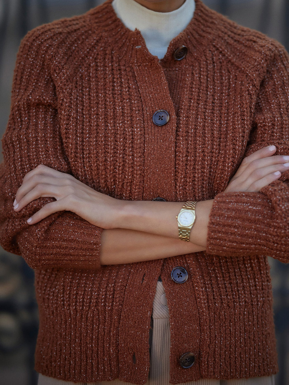 Florrie Boucle Knit Cardigan | Varley Featured