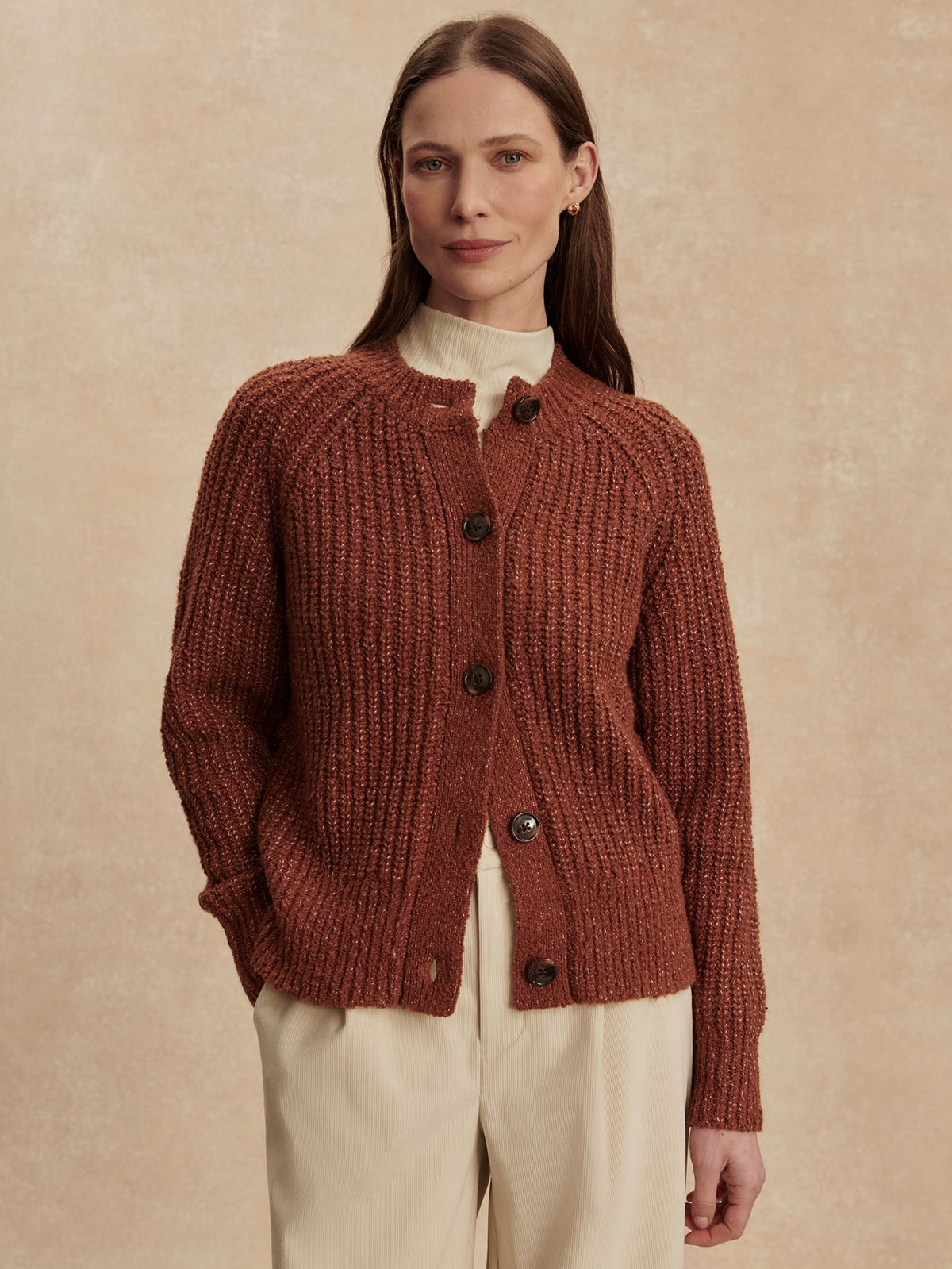 Florrie Boucle Knit Cardigan | Varley Featured