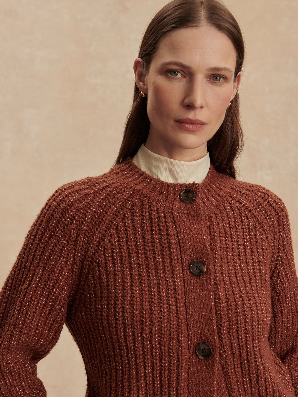 Florrie Boucle Knit Cardigan | Varley Featured