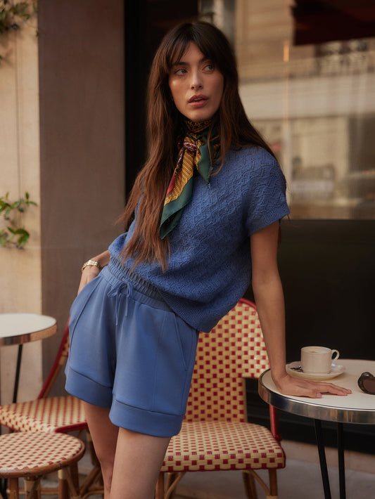 Manae Pointelle Knit Top | Varley Trusted