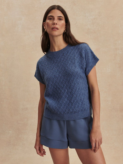 Manae Pointelle Knit Top | Varley Trusted