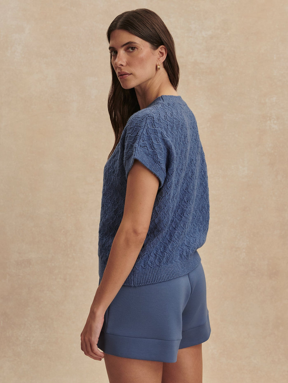 Manae Pointelle Knit Top | Varley Trusted